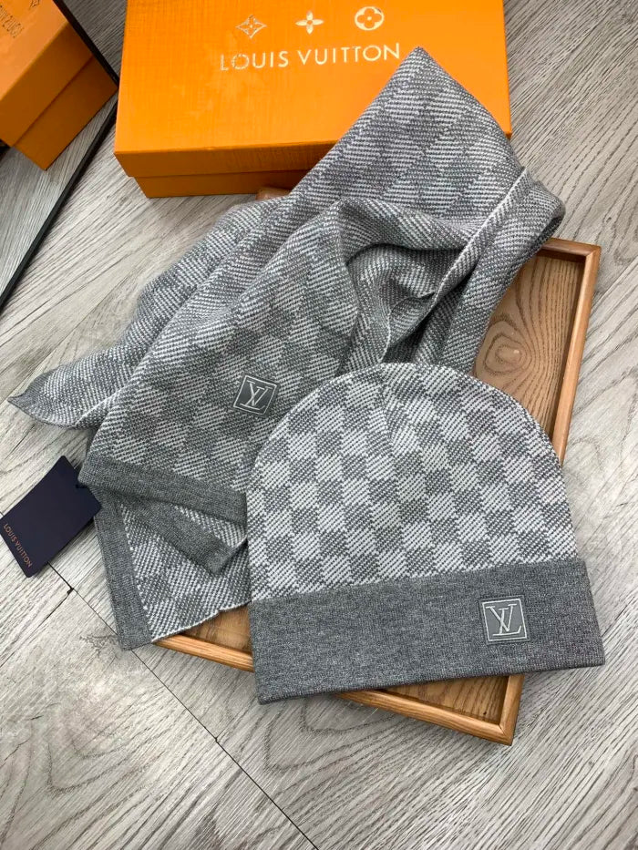 LV SET - BEANIE + SCARF