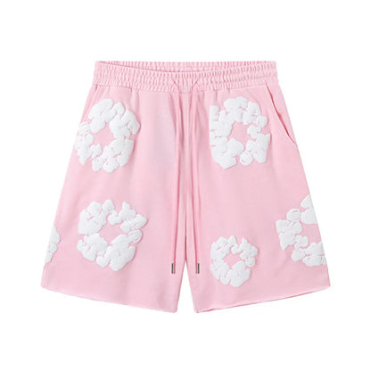 Denim Trs Pink Shorts