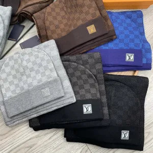 LV SET - BEANIE + SCARF