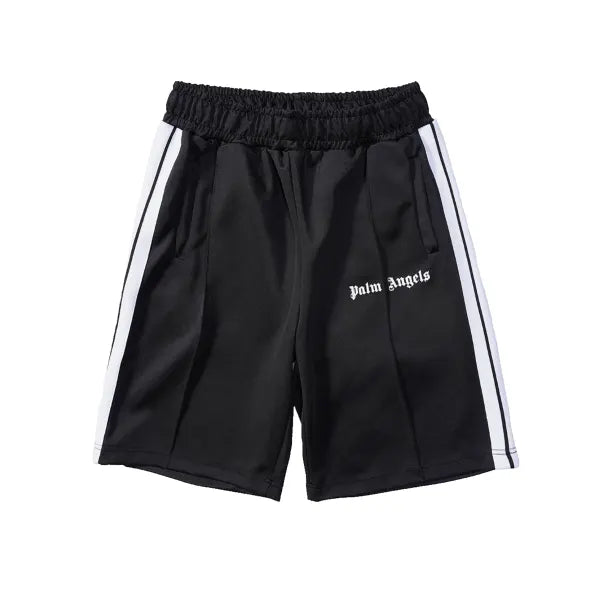 Palm Black Logo Shorts