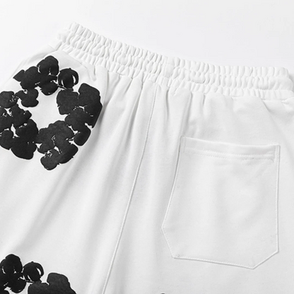 Denim Trs White Shorts